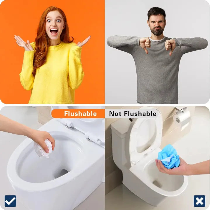 Disposable Toilet Seat Covers | Flushable & Portable *10