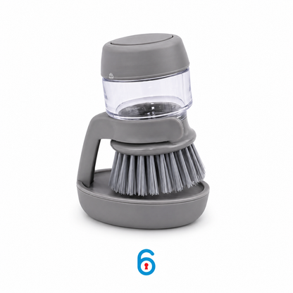 2-in-1 Soap Dispensing - Cleaning Pot Brush