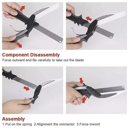 Smart Cutter Knife – 2-in-1 Knife & Cutting Board Tool