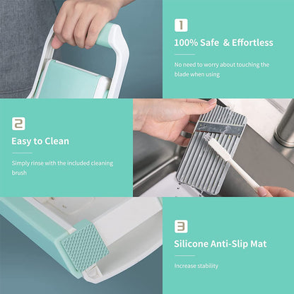 Multifunction Vegetable Slicer – 5-in-1 Kitchen Cutter