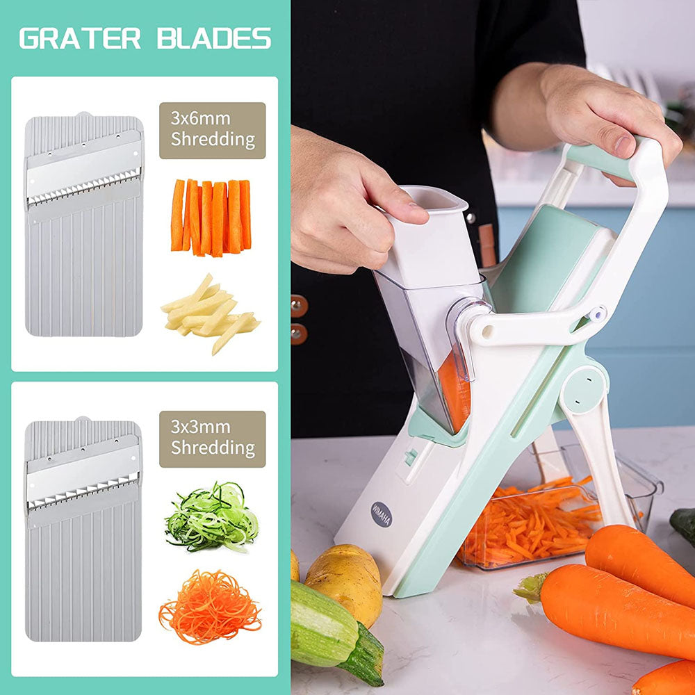 Multifunction Vegetable Slicer – 5-in-1 Kitchen Cutter