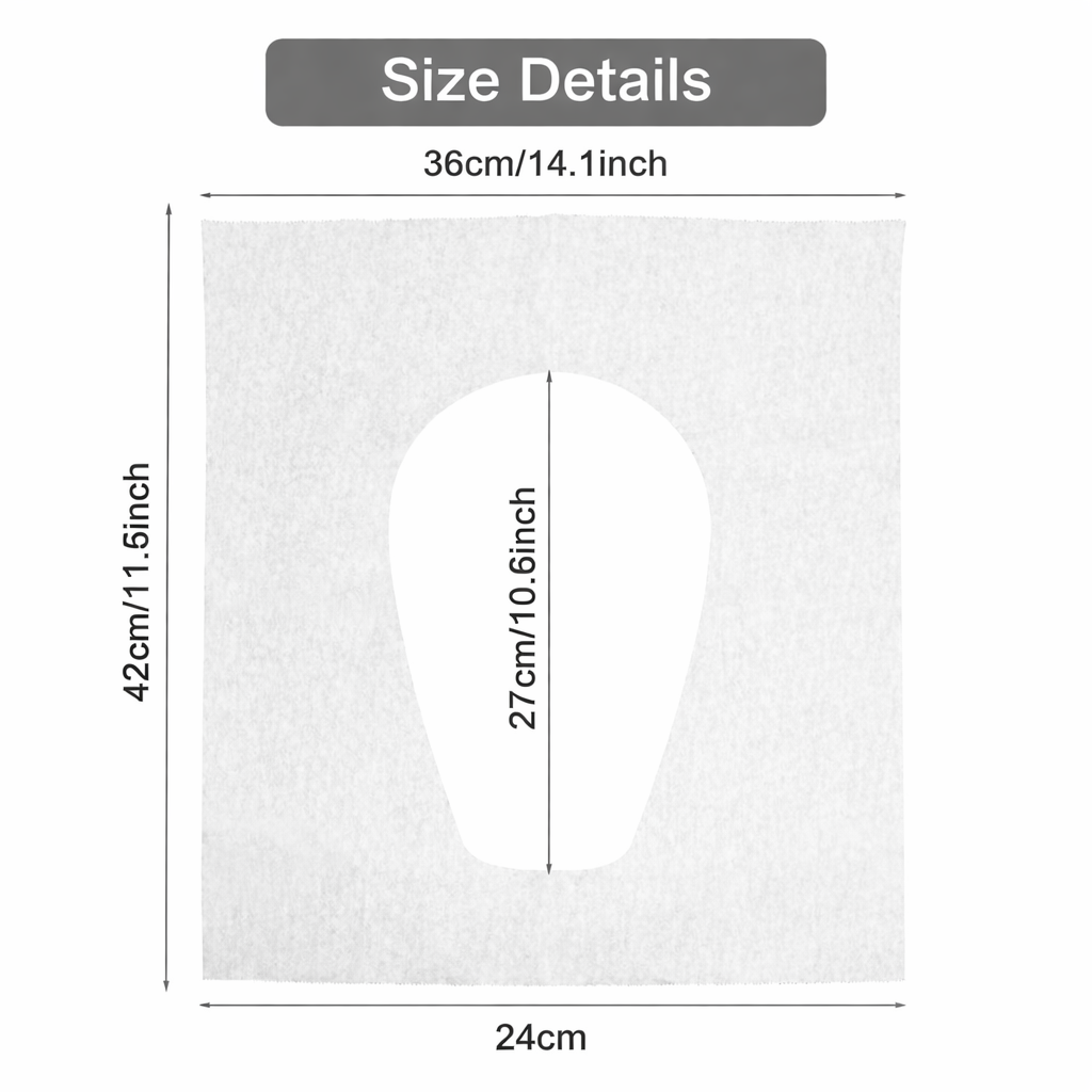 Disposable Toilet Seat Covers | Flushable & Portable *10