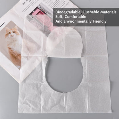 Disposable Toilet Seat Covers | Flushable & Portable *10
