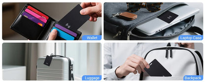 Smart Tracker Card + Wireless Charger | Compatible with Apple & Android