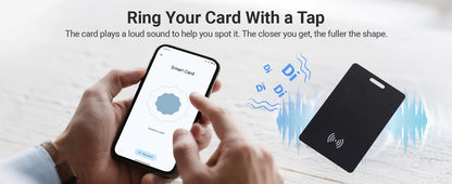 Smart Tracker Card + Wireless Charger | Compatible with Apple & Android