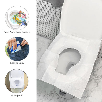 Disposable Toilet Seat Covers | Flushable & Portable *10